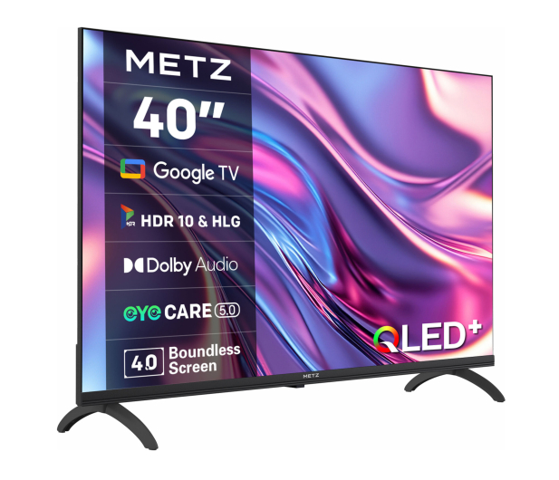 Metz 40MQF7030Z  40"  QLED  FHD  Google TV Flicker Free, Light Se - 1532423 - zdjęcie 3
